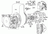 Toro 38160 (1132) - 1132 Snowthrower, 1980 (0000001-0999999) Listas de piezas de repuesto y dibujos ENGINE MODEL NO. 190402 TYPE 0989-01 (8 H.P. SNOWTHROWER MODEL 3BRIGGS & STRATTON #1