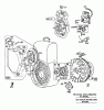 Toro 38160 (1132) - 1132 Snowthrower, 1980 (0000001-0999999) Listas de piezas de repuesto y dibujos ENGINE MODEL NO. 252416 TYPE NO. 0190-01 (11 H.P. SNOWTHROWER MOBRIGGS & STRATTON