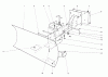 Toro 38160 (1132) - 1132 Snowthrower, 1980 (0000001-0999999) Listas de piezas de repuesto y dibujos GRADER BLADE ASSEMBLY MODEL 59099