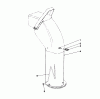 Toro 38160 (1132) - 1132 Snowthrower, 1987 (7000001-7999999) Listas de piezas de repuesto y dibujos CHUTE EXTENSION KIT 26-1100 (OPTIONAL)