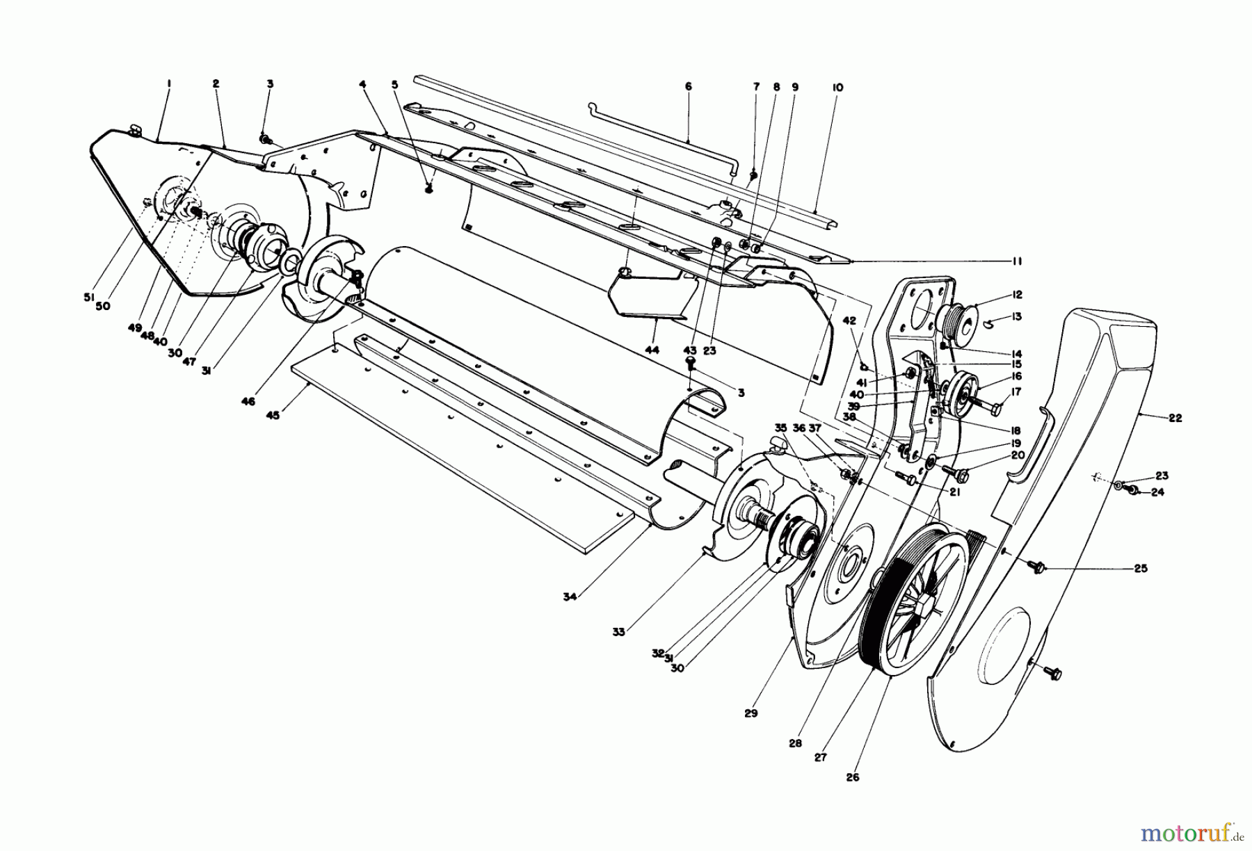  Toro Neu Snow Blowers/Snow Throwers Seite 1 38162 (S-620) - Toro S-620 Snowthrower, 1987 (7000001-7999999) LOWER MAIN FRAME ASSEMBLY