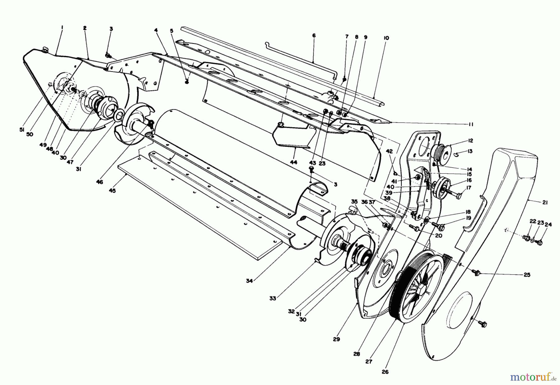  Toro Neu Snow Blowers/Snow Throwers Seite 1 38162 (S-620) - Toro S-620 Snowthrower, 1991 (1000001-1999999) LOWER MAIN FRAME ASSEMBLY