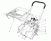 Toro 38165 (S-620) - S-620 Snowthrower, 1985 (5000001-5010000) Listas de piezas de repuesto y dibujos SHROUD & HANDLE ASSEMBLY