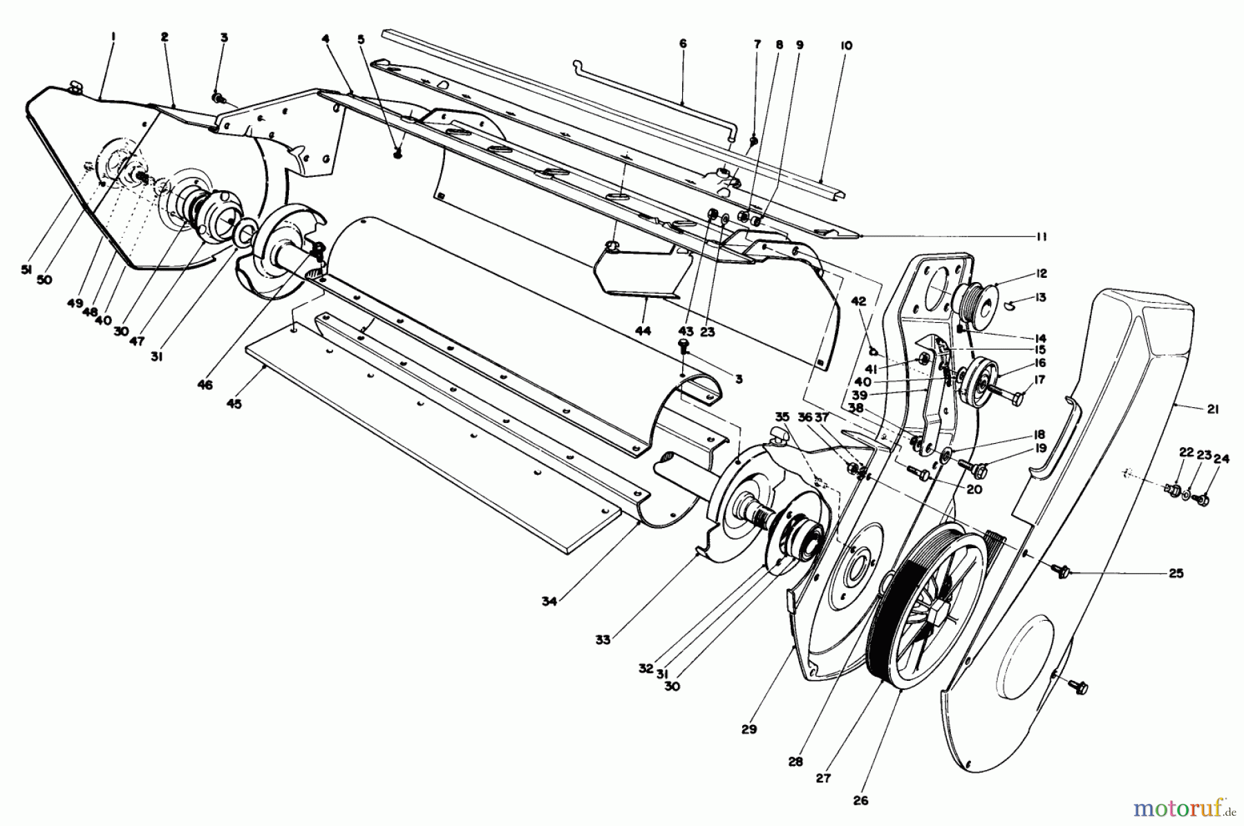  Toro Neu Snow Blowers/Snow Throwers Seite 1 38165 (S-620) - Toro S-620 Snowthrower, 1988 (8000001-8999999) LOWER MAIN FRAME ASSEMBLY