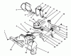 Toro 38175 - CCR Powerlite Snowthrower, 1995 (5900001-5999999) Listas de piezas de repuesto y dibujos CHUTE ASSEMBLY