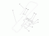 Toro 38170 - CCR Powerlite Snowthrower, 1998 (8900001-8999999) Listas de piezas de repuesto y dibujos HANDLE ASSEMBLY