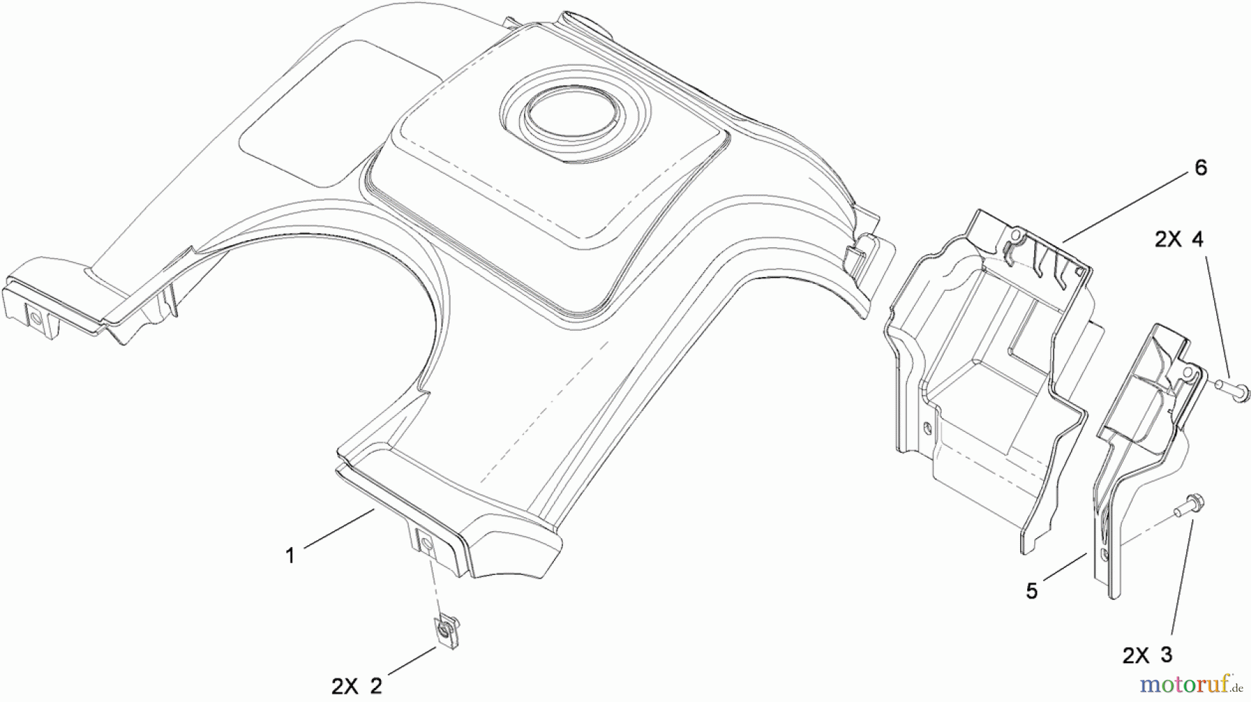  Toro Neu Snow Blowers/Snow Throwers Seite 1 38272 (180) - Toro Power Clear 180 Snowthrower, 2011 (311000001-311003000) SHROUD ASSEMBLY