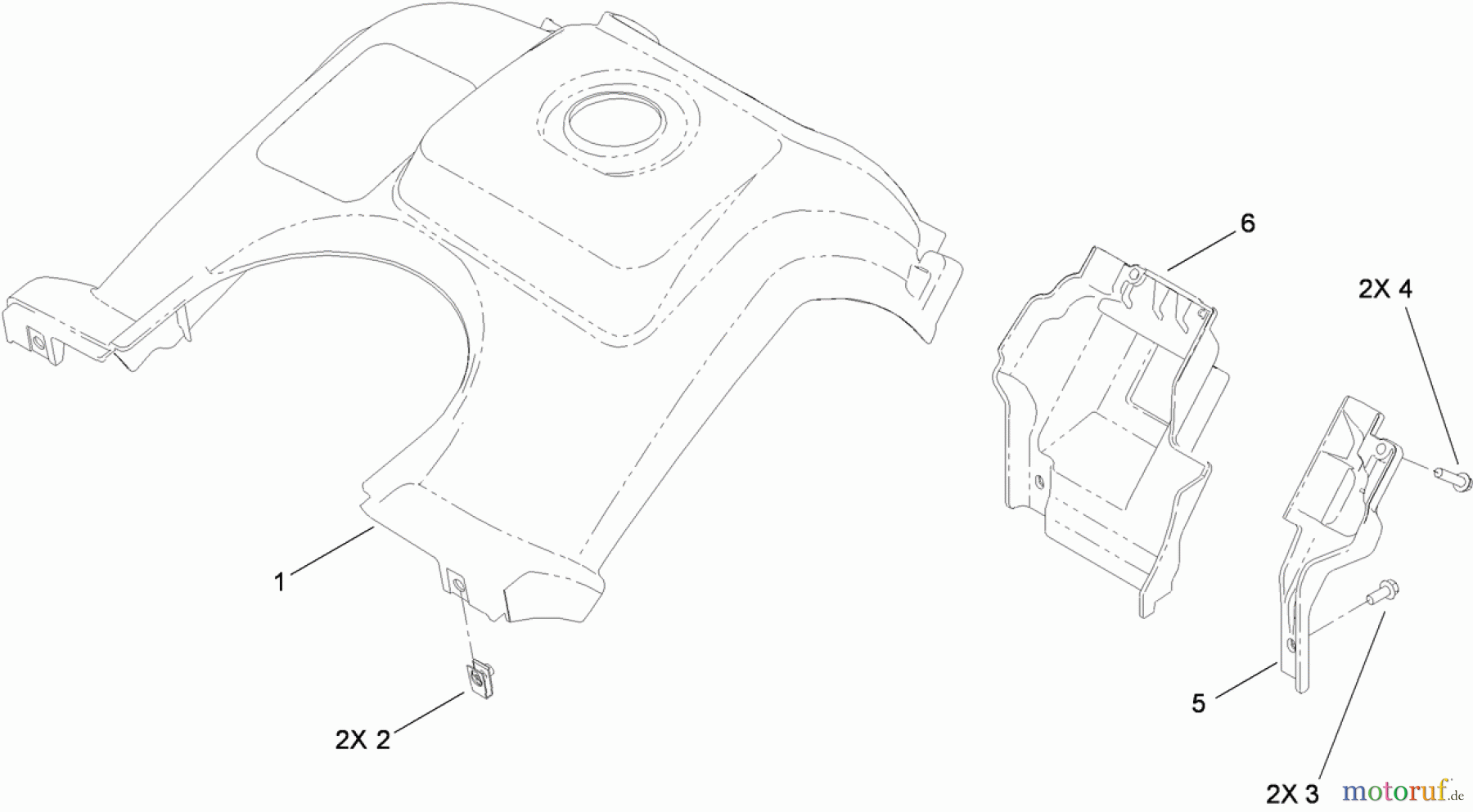  Toro Neu Snow Blowers/Snow Throwers Seite 1 38273 - Toro Powerlite Snowthrower, 2013 (SN 313000001-313999999) SHROUD ASSEMBLY