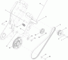 Toro 38282 (180) - Power Clear 180 Snowthrower, 2010 (310000001-310006956) Listas de piezas de repuesto y dibujos BELT DRIVE ASSEMBLY