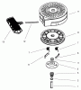 Toro 38410 (2400) - CCR 2400 Snowthrower, 1997 (7900001-7999999) Listas de piezas de repuesto y dibujos RECOIL STARTER ASSEMBLY NO. 590712