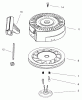 Toro 38411 (2400) - CCR 2400 Snowthrower, 1997 (7900001-7999999) Listas de piezas de repuesto y dibujos RECOIL STARTER ASSEMBLY NO. 590743 (OPTIONAL)