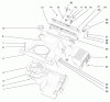 Toro 38420 (2500) - CCR 2500 Snowthrower, 1997 (7900001-7999999) Listas de piezas de repuesto y dibujos SHROUD ASSEMBLY