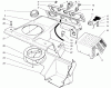 Toro 38430 (3000) - CCR 3000 Snowthrower, 1997 (7900001-7999999) Listas de piezas de repuesto y dibujos CONTROL PANEL & SHROUDING ASSEMBLY