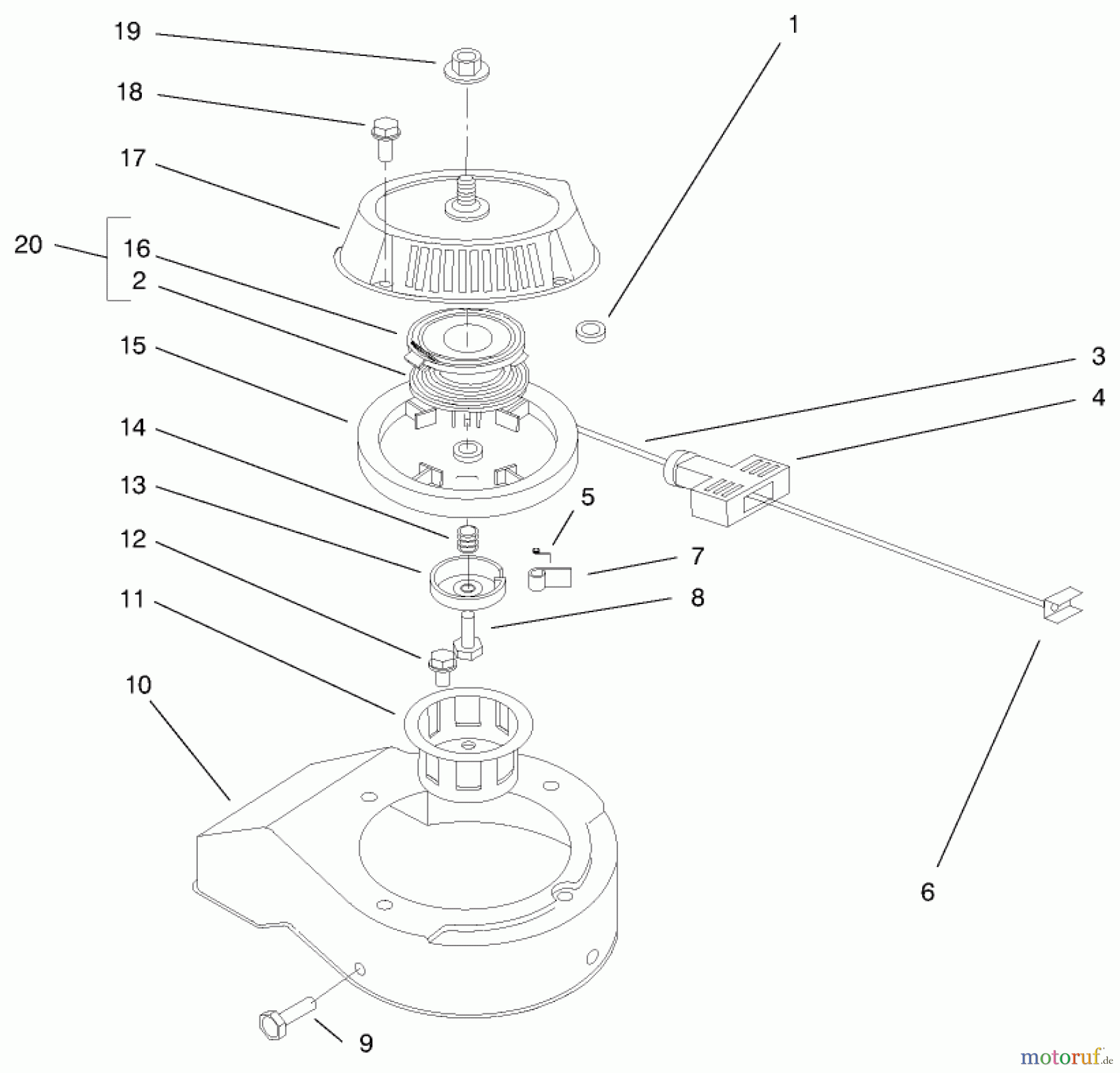  Toro Neu Snow Blowers/Snow Throwers Seite 1 38431 (3000) - Toro CCR 3000 Snowthrower, 1998 (8900001-8999999) ENGINE ASSEBMLY (MODEL NO. 38430 & 38431) #1