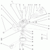Toro 38431 (3000) - CCR 3000 Snowthrower, 1998 (8900001-8999999) Listas de piezas de repuesto y dibujos ENGINE ASSEMBLY (MODEL NO. 38430 & 38431) #3