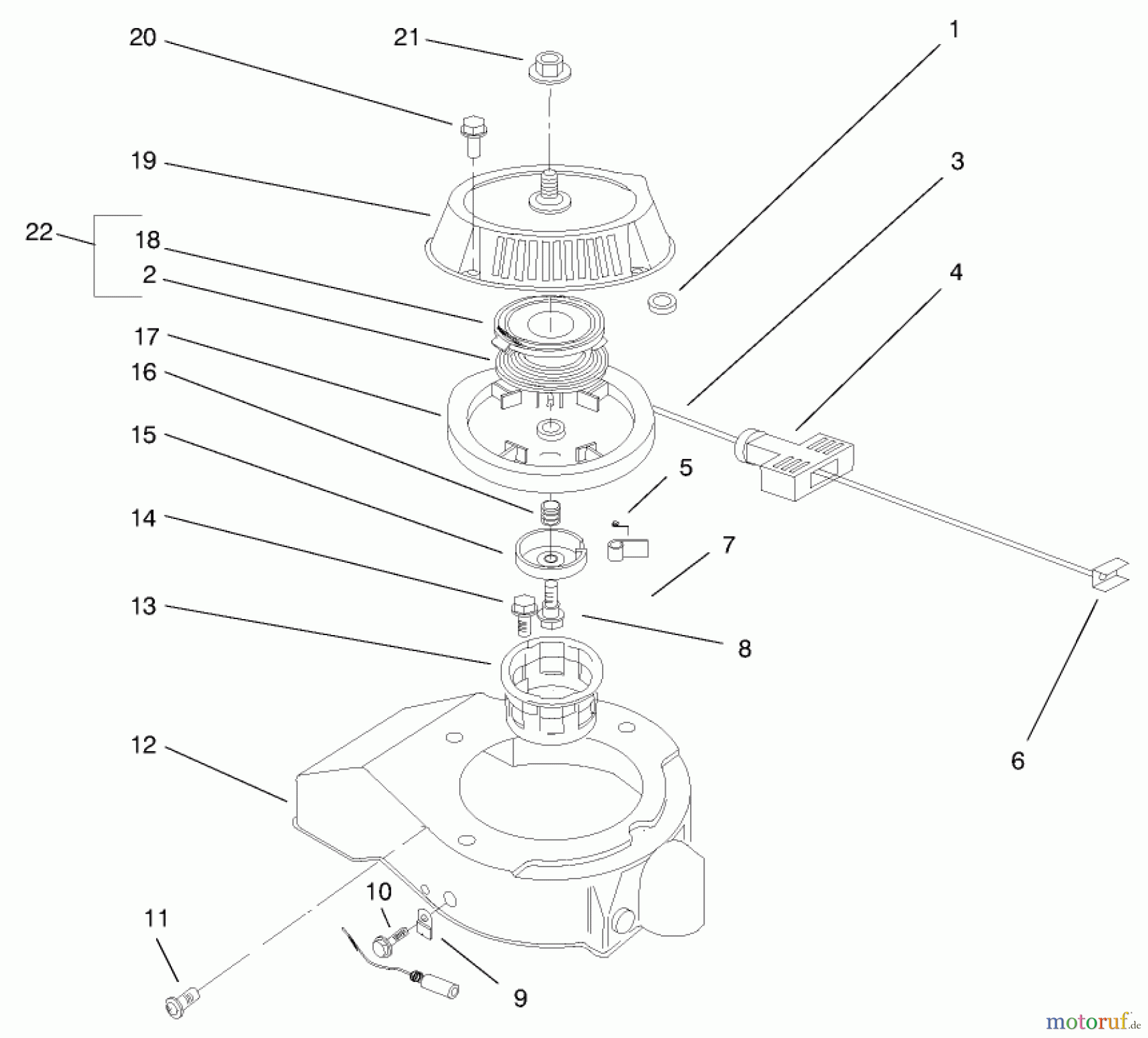  Toro Neu Snow Blowers/Snow Throwers Seite 1 38436 (3000) - Toro CCR 3000 Snowthrower, 1998 (8900001-8999999) ENGINE ASSEMBLY (MODEL NO. 38435 & 38436) #3