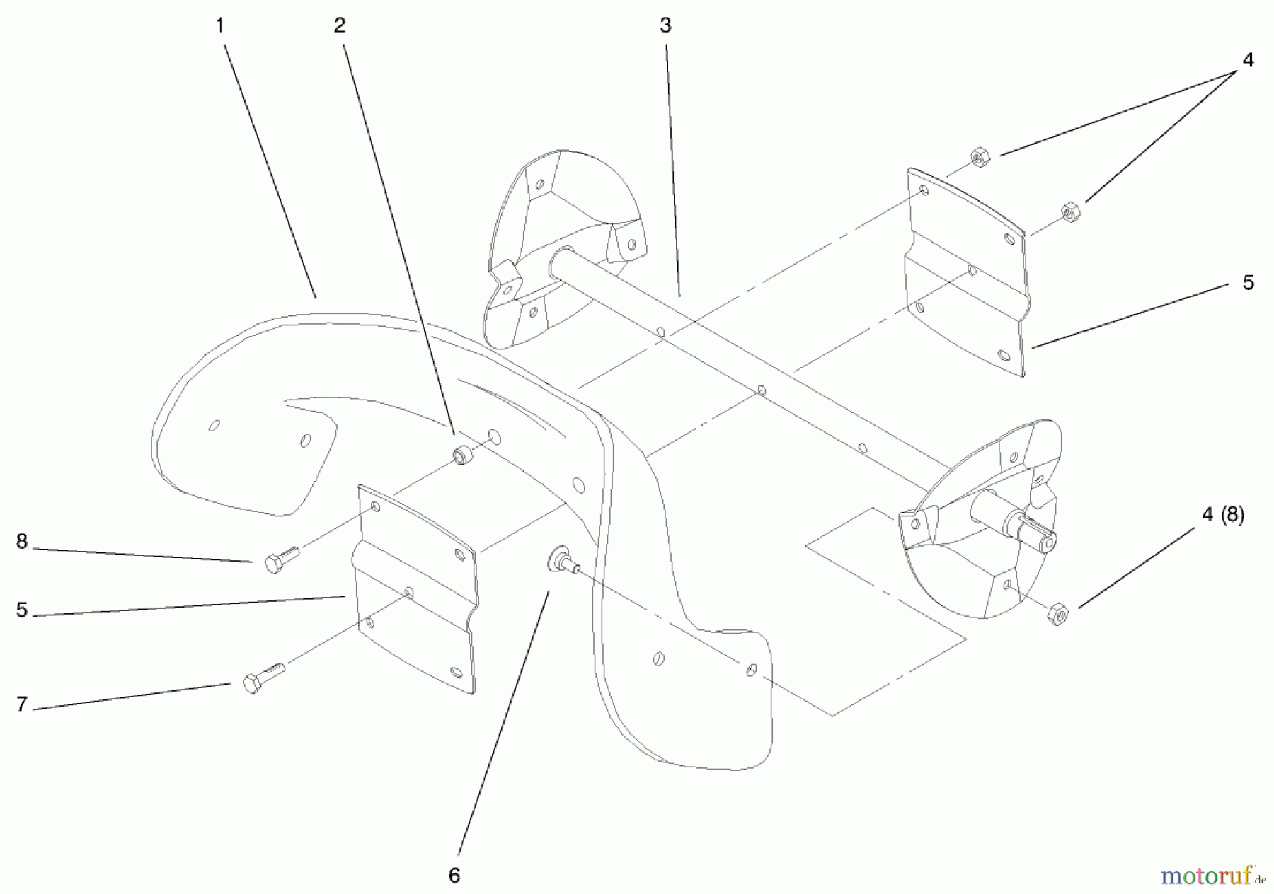  Toro Neu Snow Blowers/Snow Throwers Seite 1 38441 (3650) - Toro CCR 3650 Snowthrower, 2000 (200000001-200999999) IMPELLER ASSEMBLY