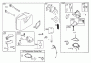 Toro 38441 (3650) - CCR 3650 Snowthrower, 2000 (200000001-200999999) Listas de piezas de repuesto y dibujos MUFFLER, CARBURETOR, AND INTAKE MANIFOLD ASSEMBLIES BRIGGS AND STRATTON