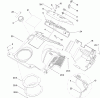 Toro 38515 (2450) - CCR 2450 GTS Snowthrower, 2010 (310000001-310006876) Listas de piezas de repuesto y dibujos SHROUD ASSEMBLY