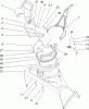 Toro 38516 (2450) - CCR 2450 GTS Snowthrower, 2007 (270000001-270010000) Listas de piezas de repuesto y dibujos CHUTE ASSEMBLY