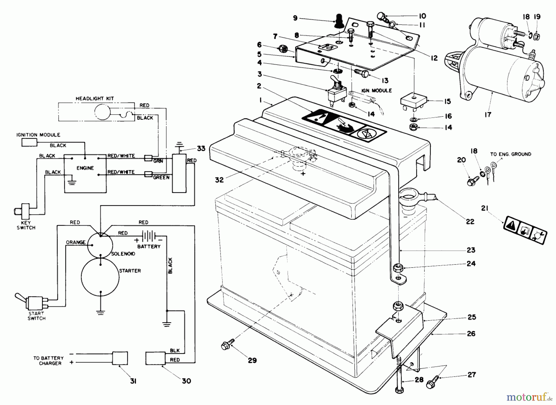  Toro Neu Snow Blowers/Snow Throwers Seite 1 38520 (724) - Toro 724 Power Shift Snowthrower, 1989 (9000001-9999999) 12 VOLT STARTER MOTOR KIT NO. 68-7250 (OPTIONAL)