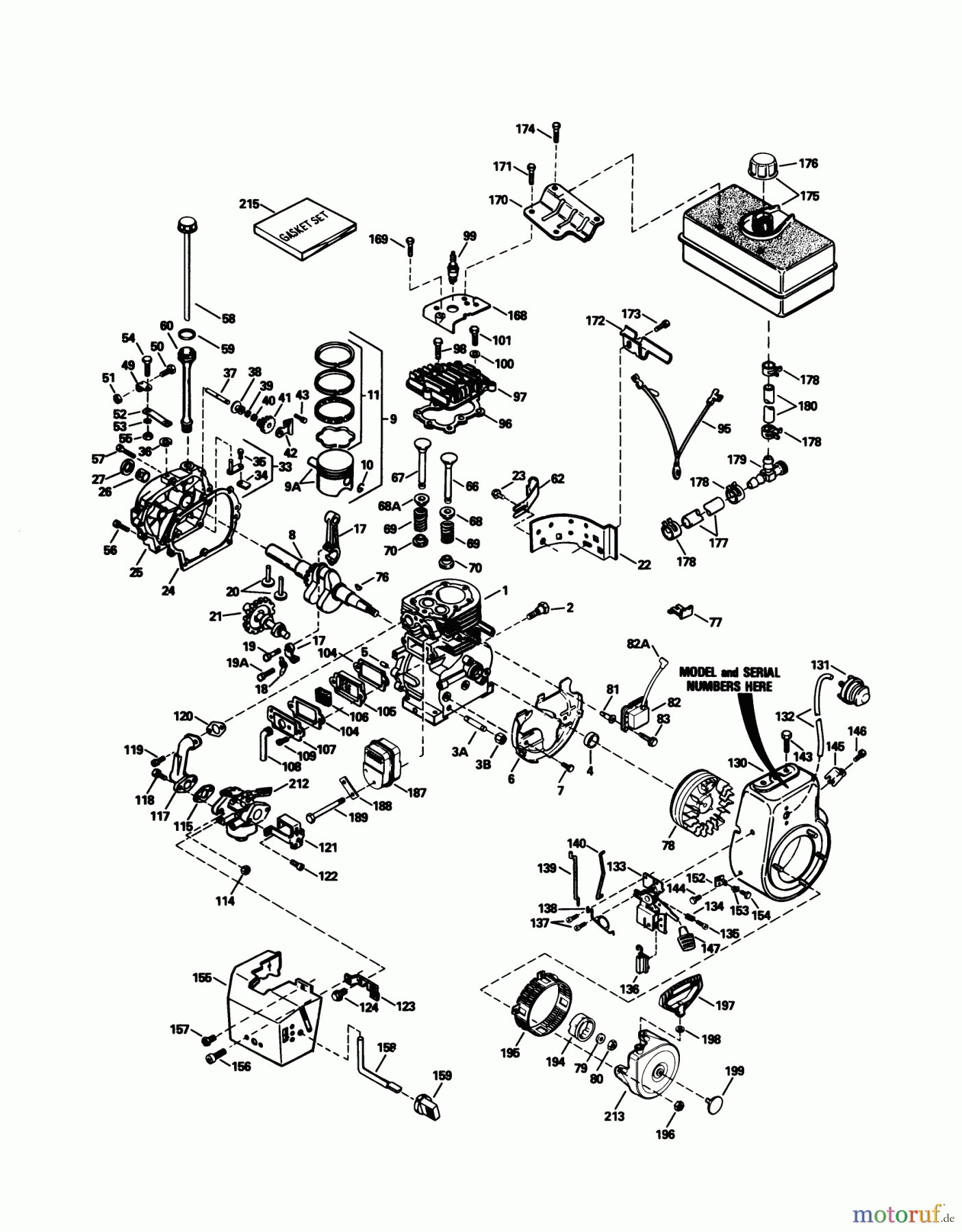  Toro Neu Snow Blowers/Snow Throwers Seite 1 38540 (824) - Toro 824 Power Shift Snowthrower, 1991 (1000001-1999999) ENGINE TECUMSEH MODEL NO. HM80-1 55337P