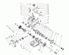 Toro 38566 (1132) - 1132 Power Shift Snowthrower, 1990 (0000001-0999999) Listas de piezas de repuesto y dibujos TRANAMISAION ASSEMBLY NO. 66-8030