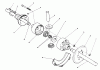 Toro 38570 (828) - 828 Power Shift Snowthrower, 1991 (1000001-1999999) Listas de piezas de repuesto y dibujos DIFFERENTIAL KIT MODEL NO. 38038 (OPTIONAL)