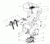 Toro 38570 (828) - 828 Power Shift Snowthrower, 1991 (1000001-1999999) Listas de piezas de repuesto y dibujos ENGINE ASSEMBLY