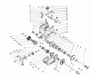 Toro 38570 (828) - 828 Power Shift Snowthrower, 1991 (1000001-1999999) Listas de piezas de repuesto y dibujos TRANSMISSION ASSEMBLY NO. 66-8030