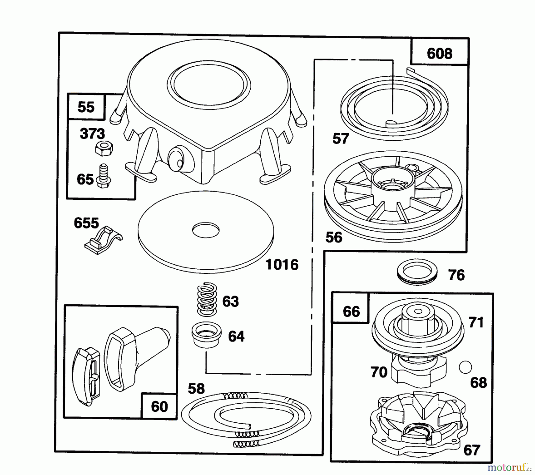  Toro Neu Snow Blowers/Snow Throwers Seite 1 38570 (828) - Toro 828 Power Shift Snowthrower, 1995 (5900001-5999999) ENGINE BRIGGS & STRATTON MODEL 190406-6142-01 #4