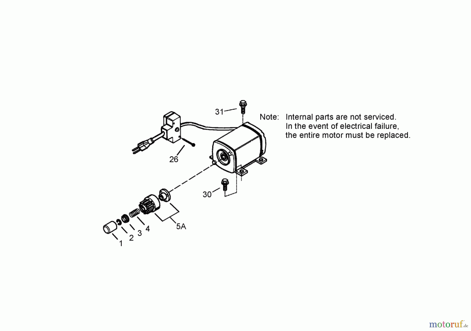  Toro Neu Snow Blowers/Snow Throwers Seite 1 38595 (6000) - Toro Power Max 6000 Snowthrower, 2006 (260000001-260999999) ELECTRIC STARTER ASSEMBLY NO. 37102 (OPTIONAL) TECUMSEH LH318SA-156590H