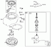 Toro 38602 - Snow Commander Snowthrower, 2001 (210000001-210999999) Listas de piezas de repuesto y dibujos FLYWHEEL, BLOWER HOUSING, AND STARTER ASSEMBLIES BRIGGS AND STRATTON 084333-0199-E1