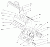 Toro 38600 - Snow Commander Snowthrower, 2001 (210000001-210999999) Listas de piezas de repuesto y dibujos LOWER HOUSING ASSEMBLY