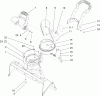 Toro 38600 - Snow Commander Snowthrower, 2005 (250000001-250999999) Listas de piezas de repuesto y dibujos CHUTE ASSEMBLY