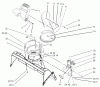 Toro 38601 - Snow Commander Snowthrower, 2005 (250000001-250999999) Listas de piezas de repuesto y dibujos CHUTE ASSEMBLY