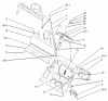 Toro 38601 - Snow Commander Snowthrower, 2004 (240000001-240999999) Listas de piezas de repuesto y dibujos LOWER HOUSING ASSEMBLY