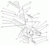 Toro 38602 - Snow Commander Snowthrower, 2004 (240000001-240999999) Listas de piezas de repuesto y dibujos LOWER HOUSING ASSEMBLY