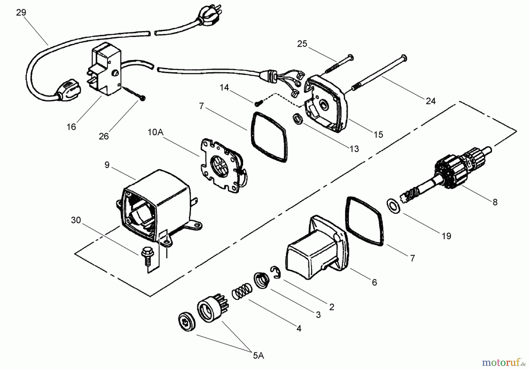  Toro Neu Snow Blowers/Snow Throwers Seite 2 38605 (522) - Toro 522 Power Throw Snowthrower, 2007 (270000001-270004504) ELECTRIC STARTER NO. 33290E TECUMSEH LH195SA - 67435V