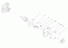 Toro 38631 (828 LXE) - Power Max 828 LXE Snowthrower, 2005 (250000001-250999999) Listas de piezas de repuesto y dibujos WHEEL CLUTCH SPROCKET ASSEMBLY