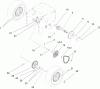 Toro 38635 (828 LE) - Power Max 828 LE Snowthrower, 2005 (250000001-250999999) Listas de piezas de repuesto y dibujos CHAIN DRIVE ASSEMBLY