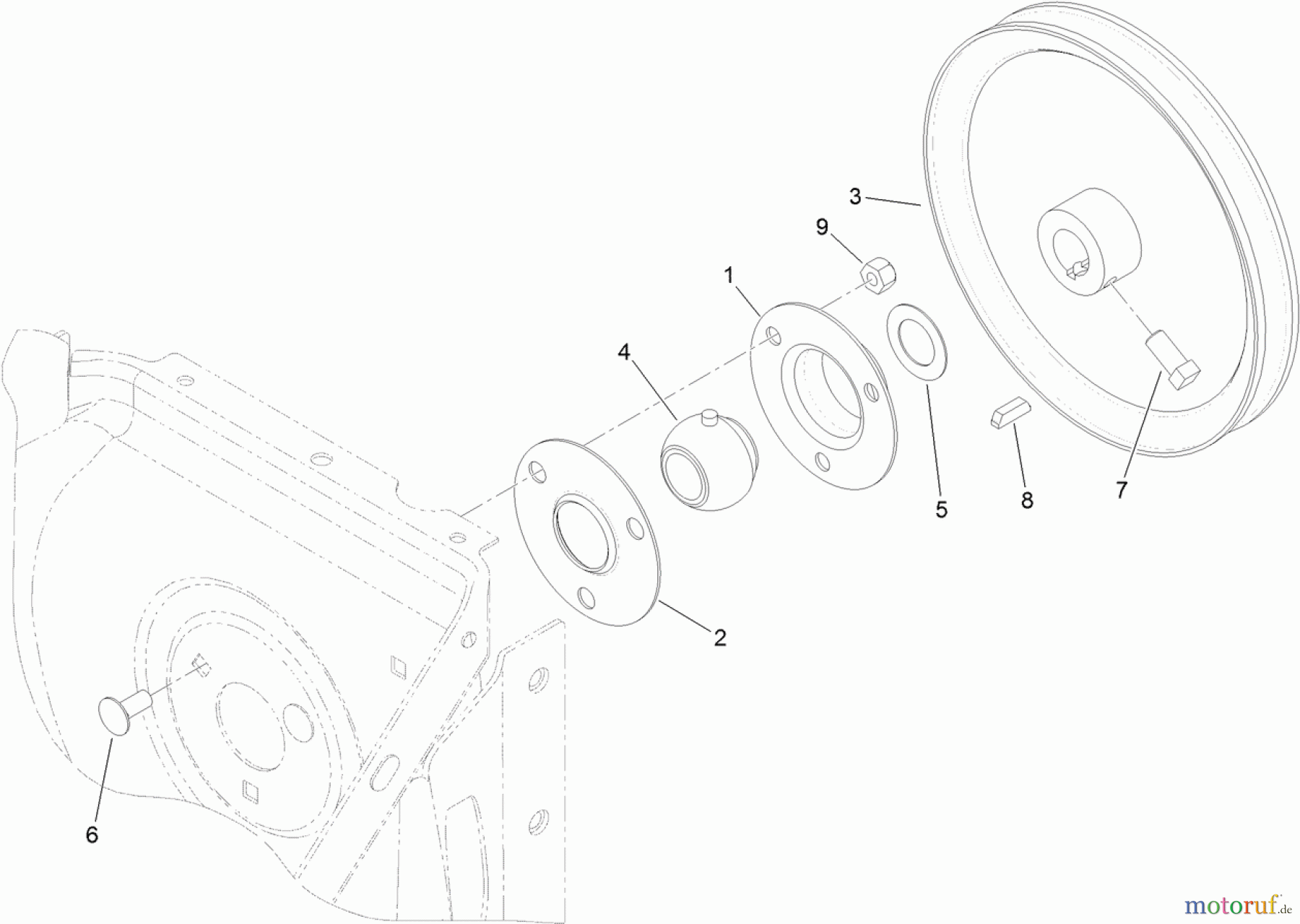  Toro Neu Snow Blowers/Snow Throwers Seite 2 38663 (1028 OXE) - Toro Power Max 1028 OXE Snowthrower, 2012 (SN 312000001-312999999) IMPELLER ASSEMBLY