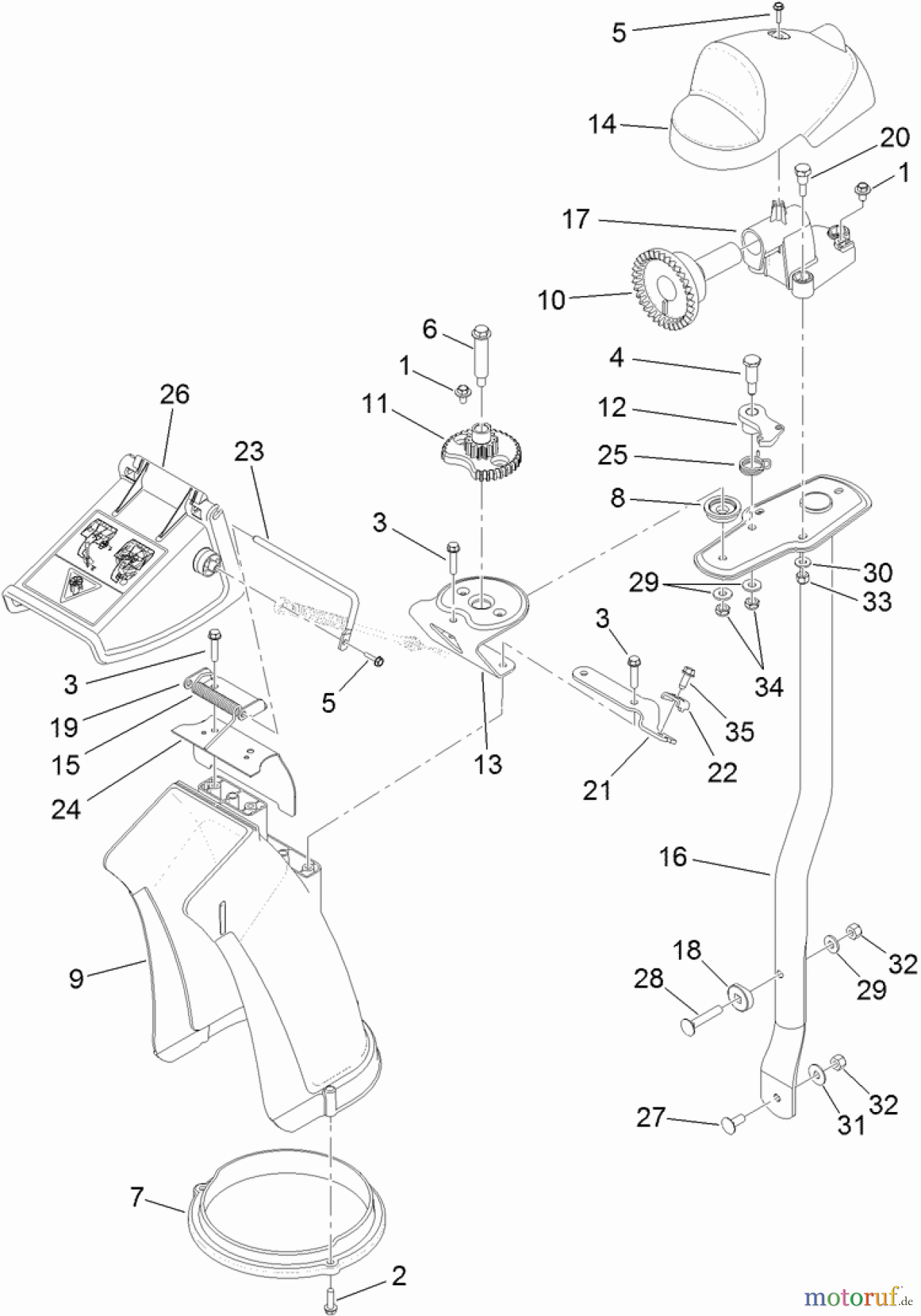  Toro Neu Snow Blowers/Snow Throwers Seite 2 38822 (928 OXE) - Toro Power Max Heavy Duty 928 OXE Snowthrower, 2013 (SN 313000001-313999999) CHUTE ASSEMBLY