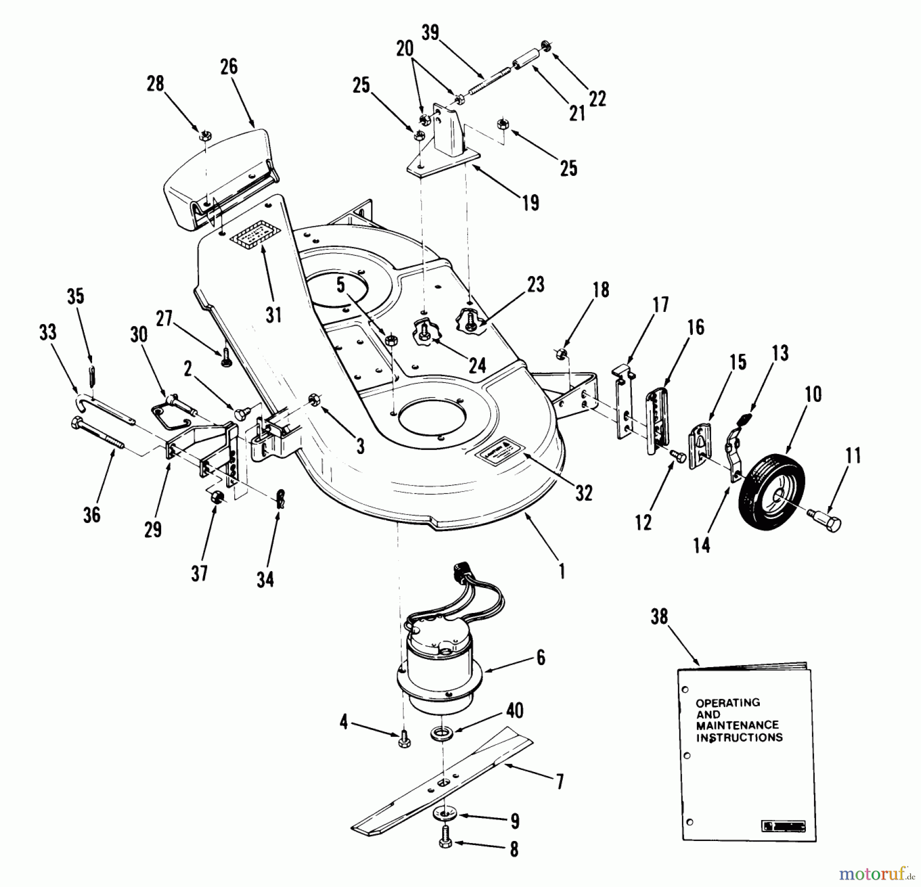  Toro Neu Mowers, Deck Assembly Only 05-32ES01 - Toro 32