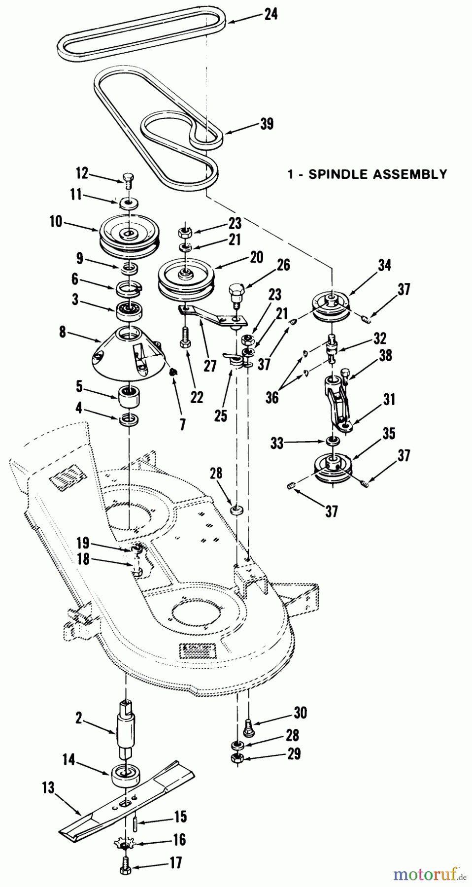  Toro Neu Mowers, Deck Assembly Only 05-37MS01 - Toro 37