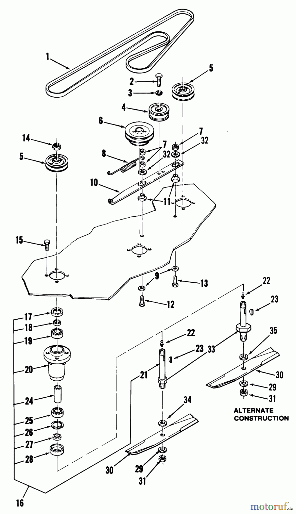  Toro Neu Mowers, Deck Assembly Only 05-42MS02 - Toro 42