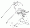 Mähdecks 30136 - Toro 36" Side Discharge Mower (SN: 6000001 - 6000797) (1986) Listas de piezas de repuesto y dibujos HANDLE ASSEMBLY