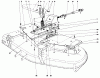 Mähdecks 30562 - Toro 62" Side Discharge Mower, GM 200 Series (SN: 30001 - 39999) (1983) Listas de piezas de repuesto y dibujos CUTTING UNIT MODEL NO. 30555 #3