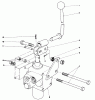 Mähdecks 30562 - Toro 62" Side Discharge Mower, GM 200 Series (SN: 30001 - 39999) (1983) Listas de piezas de repuesto y dibujos VALVE AND LEVER ASSEMBLY