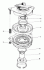 Mähdecks 30544 - Toro 44" Side Discharge Mower, Groundsmaster 120 (SN: 700001 - 799999) (1987) Listas de piezas de repuesto y dibujos CLUTCH ASSEMBLY N0. 54-0220